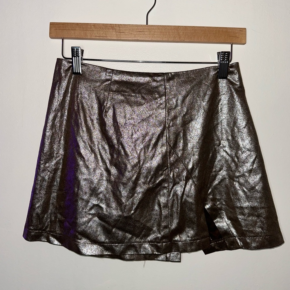 Charlotte Russe Skirt Gold